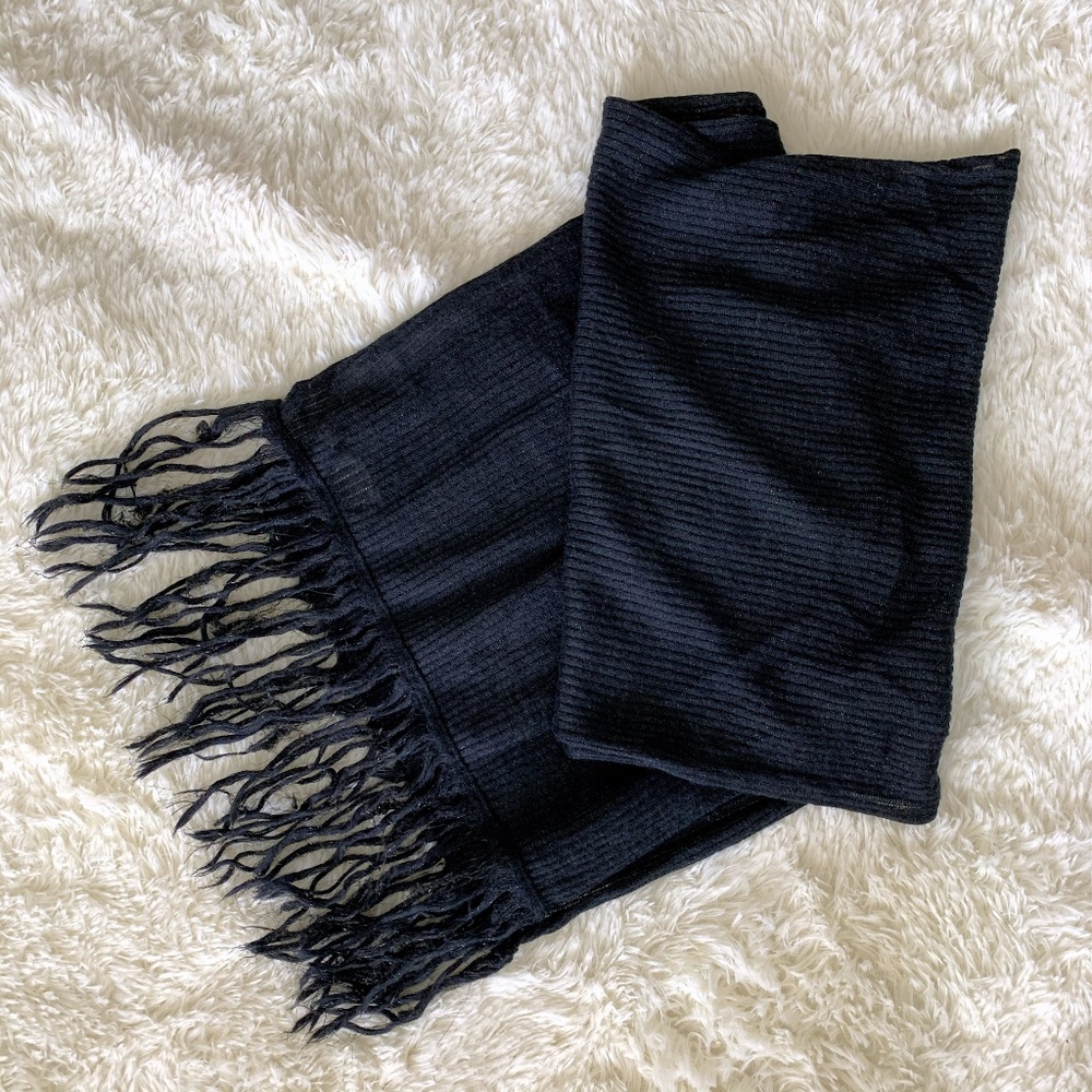 Vintage Lightweight Fringe Scarf (from Japan)